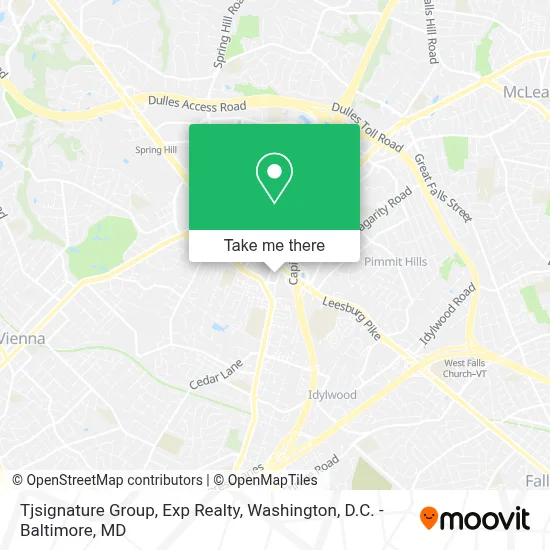 Tjsignature Group, Exp Realty map