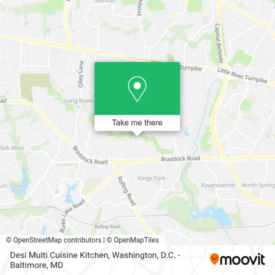 Desi Multi Cuisine Kitchen map