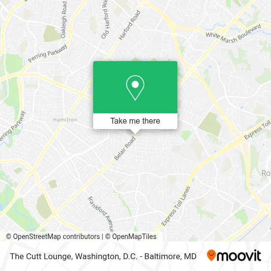 The Cutt Lounge map