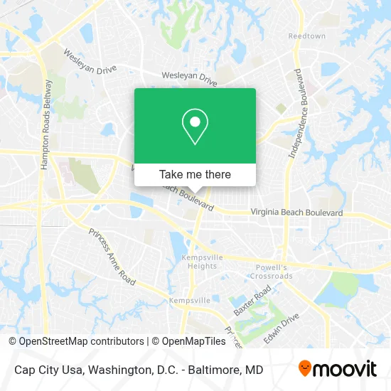 Cap City Usa map