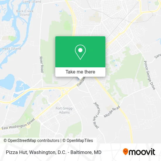 Pizza Hut map