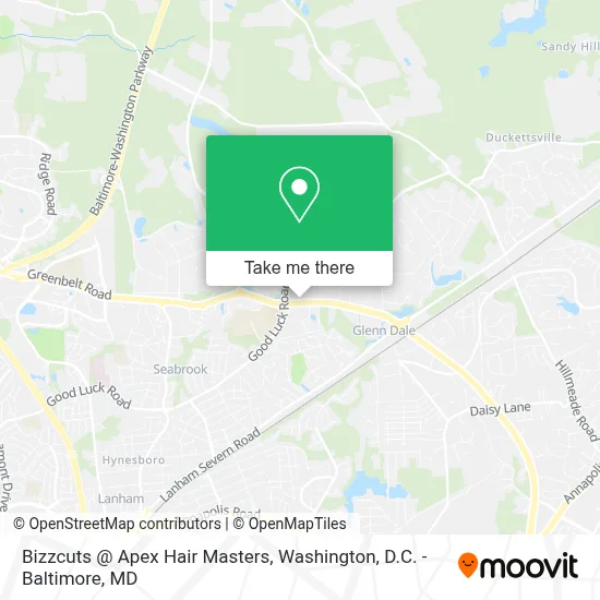 Bizzcuts @ Apex Hair Masters map