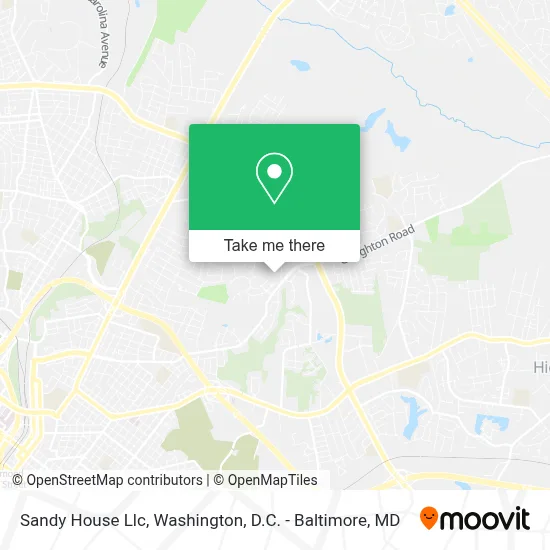 Sandy House Llc map