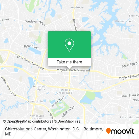 Chirosolutions Center map