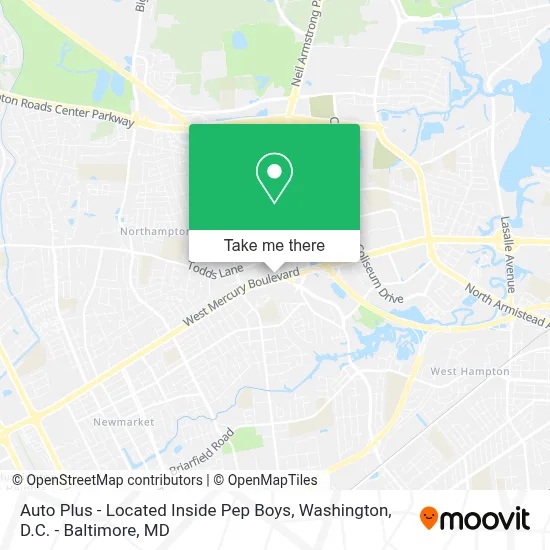 Auto Plus - Located Inside Pep Boys map
