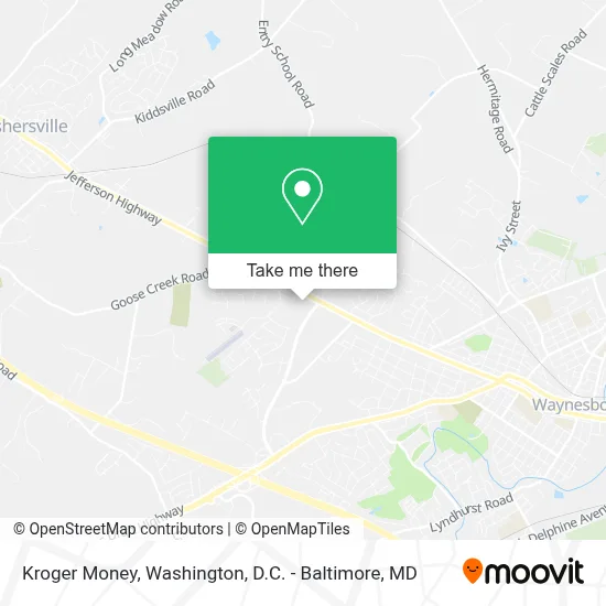 Kroger Money map