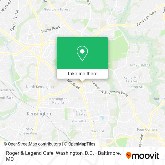 Roger & Legend Cafe map
