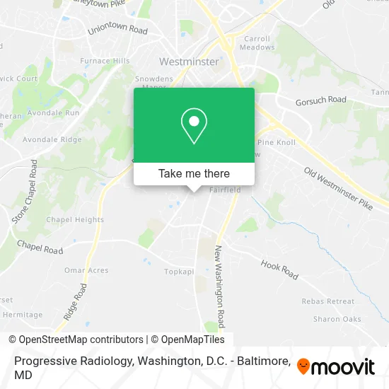 Progressive Radiology map