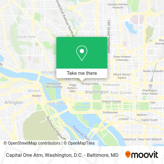 Capital One Atm map