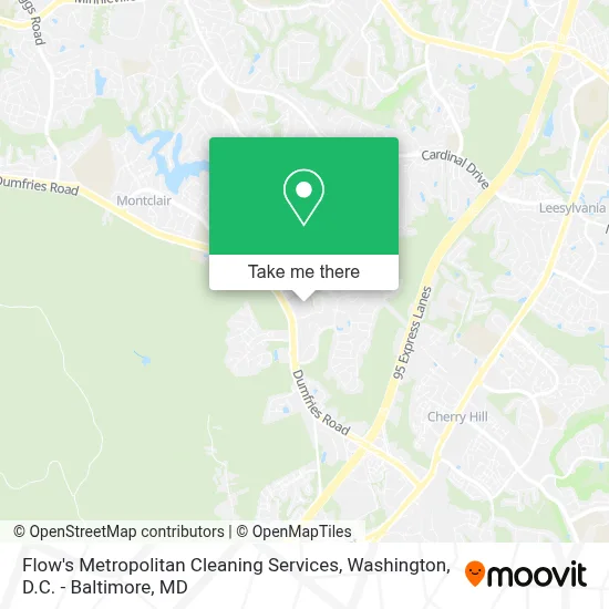 Flow's Metropolitan Cleaning Services map