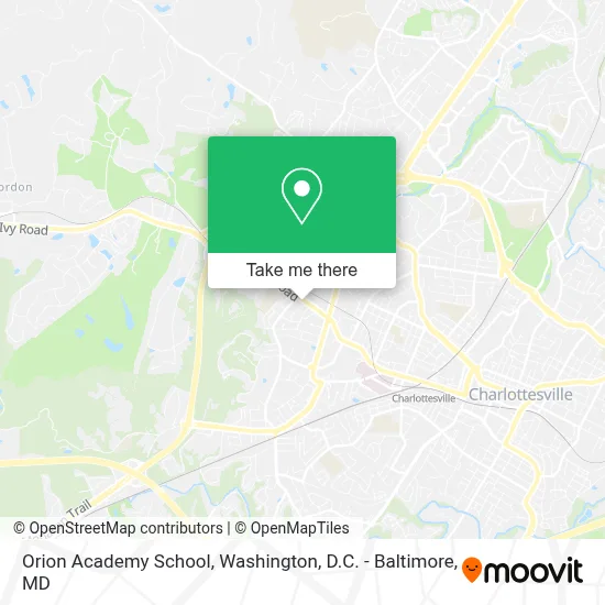 Orion Academy School map