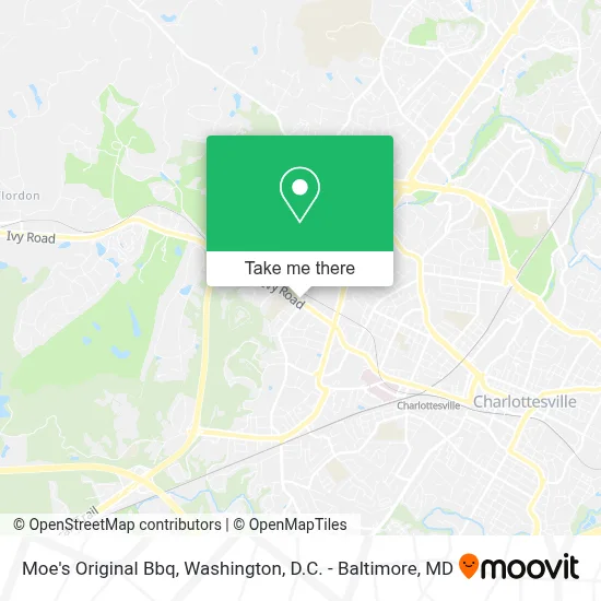 Moe's Original Bbq map
