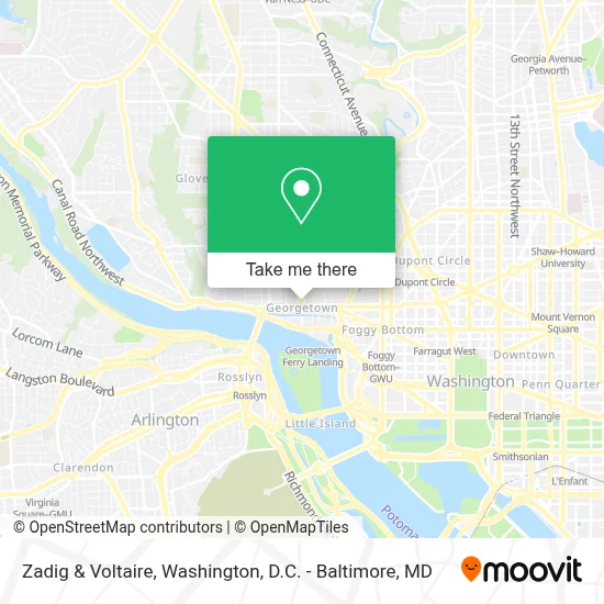 Zadig & Voltaire map