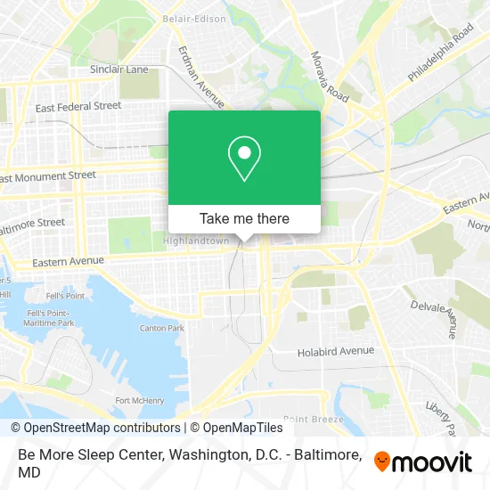 Be More Sleep Center map