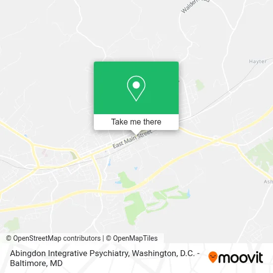 Abingdon Integrative Psychiatry map