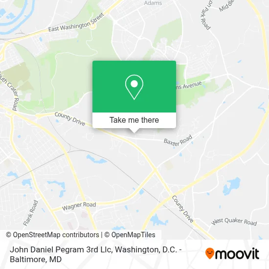 John Daniel Pegram 3rd Llc map