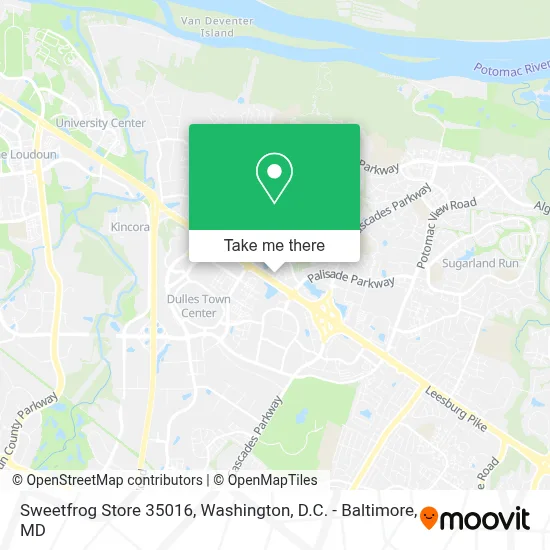 Sweetfrog Store 35016 map