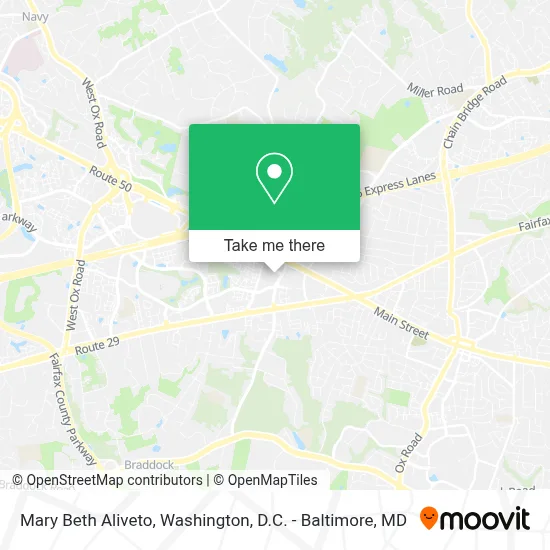 Mary Beth Aliveto map
