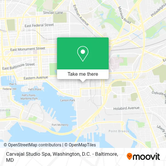 Carvajal Studio Spa map