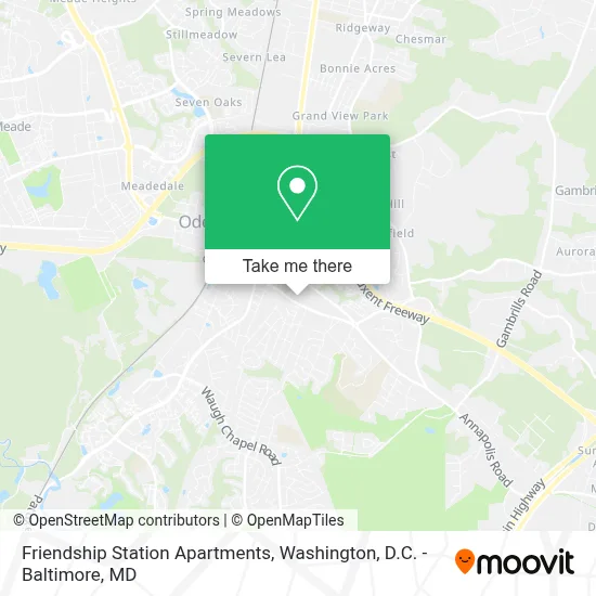 Friendship Station Apartments map