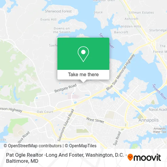 Pat Ogle Realtor -Long And Foster map