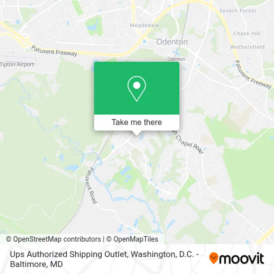 Ups Authorized Shipping Outlet map