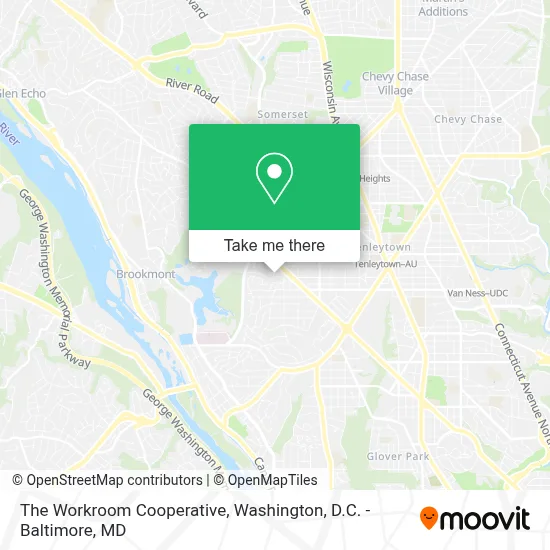 The Workroom Cooperative map
