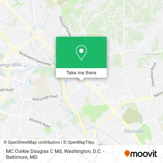 MC Corkle Douglas C Md map
