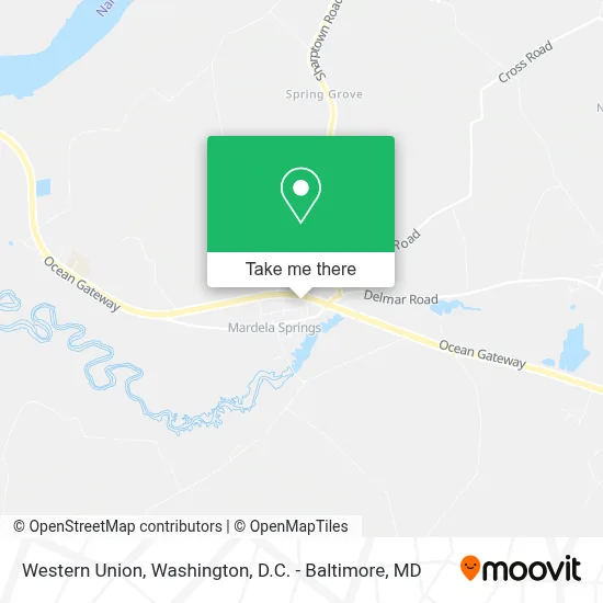 Western Union map