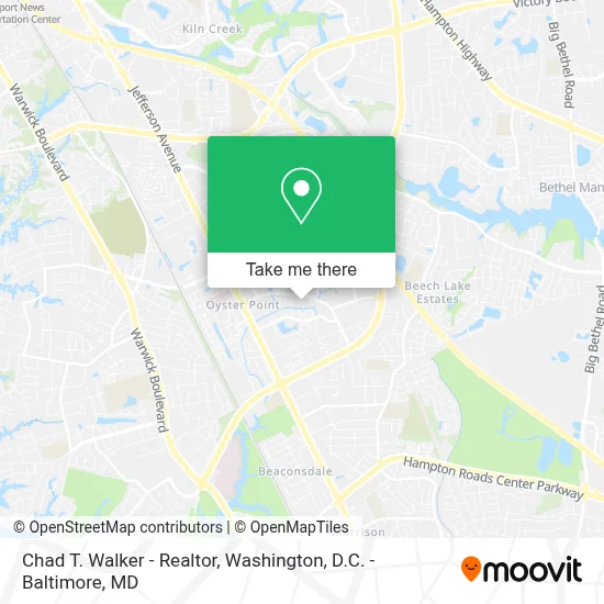 Chad T. Walker - Realtor map
