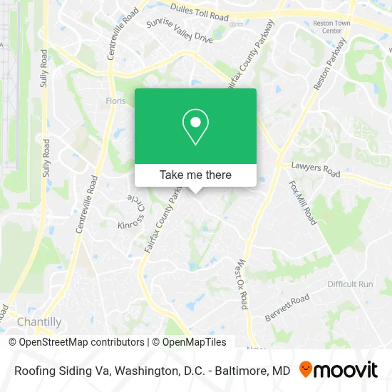 Roofing Siding Va map