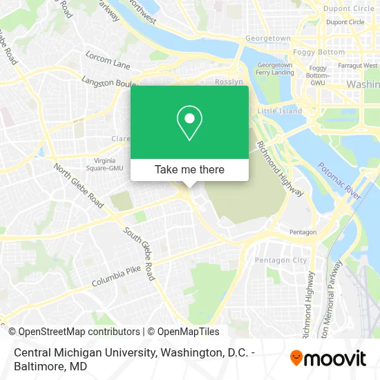 Central Michigan University map