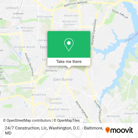 24/7 Construction, Llc map