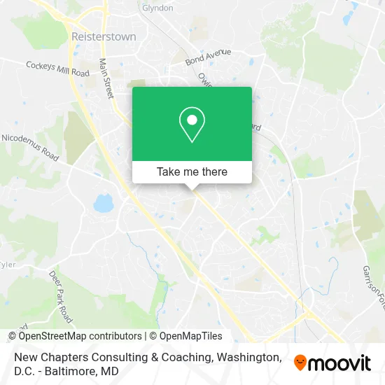 New Chapters Consulting & Coaching map