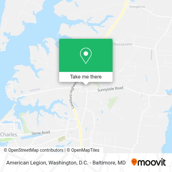 American Legion map
