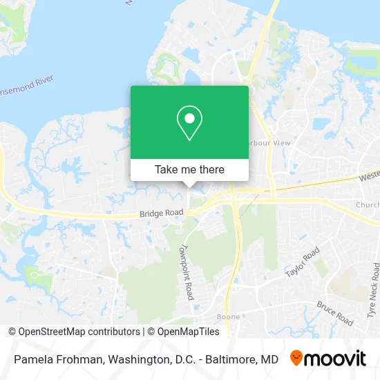 Pamela Frohman map