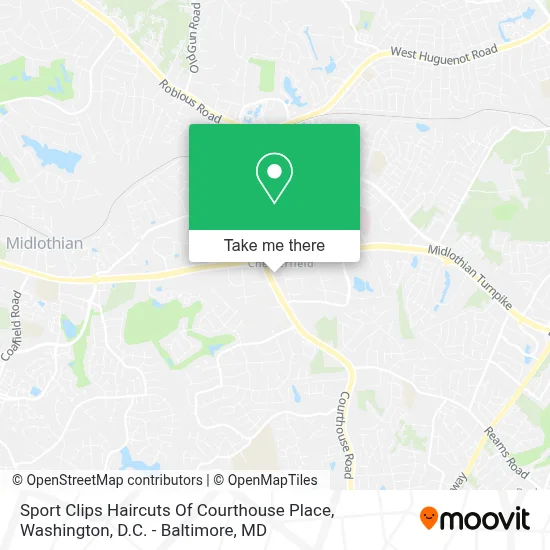 Sport Clips Haircuts Of Courthouse Place map