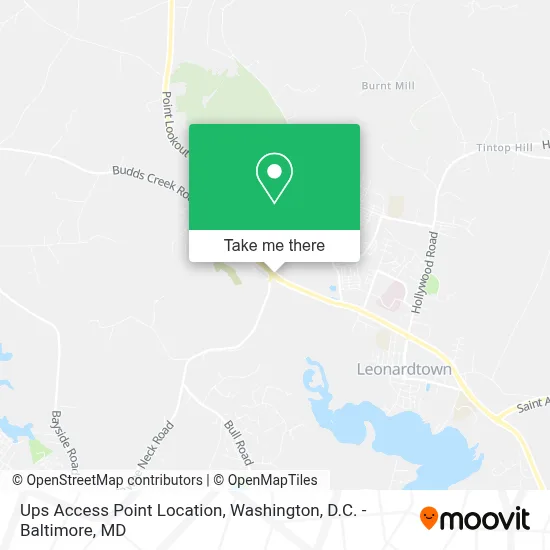 Ups Access Point Location map