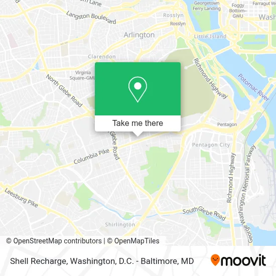 Shell Recharge map