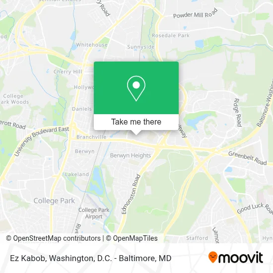 Ez Kabob map