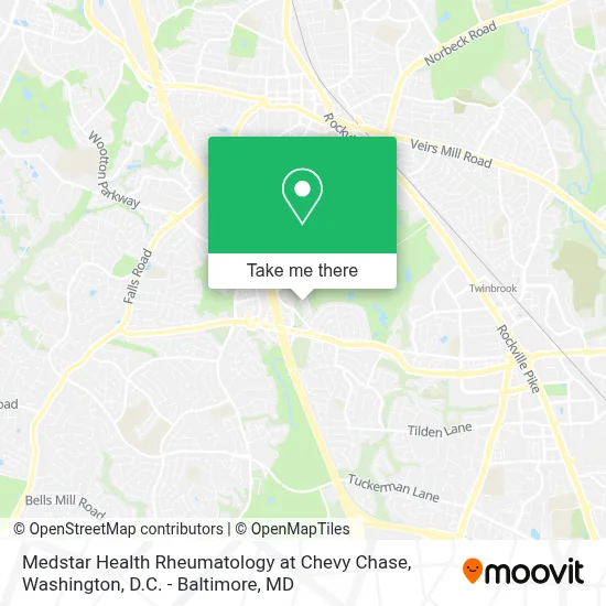 Medstar Health Rheumatology at Chevy Chase map