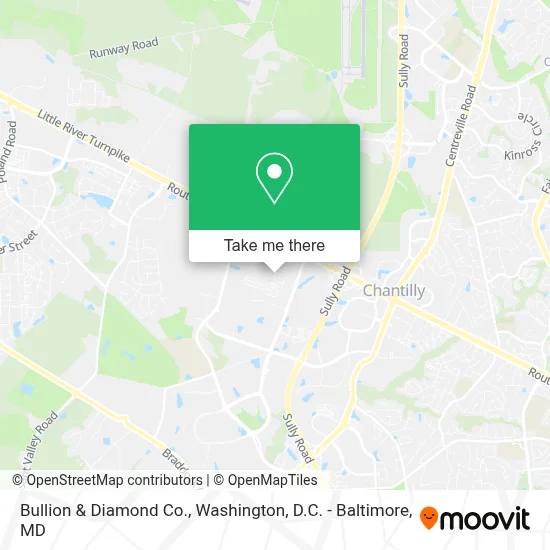 Bullion & Diamond Co. map