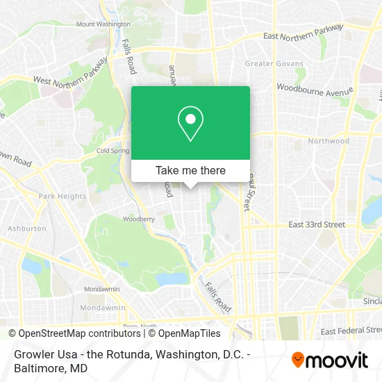 Growler Usa - the Rotunda map