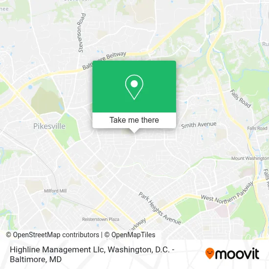 Highline Management Llc map