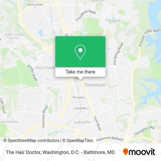 The Hair Doctor map