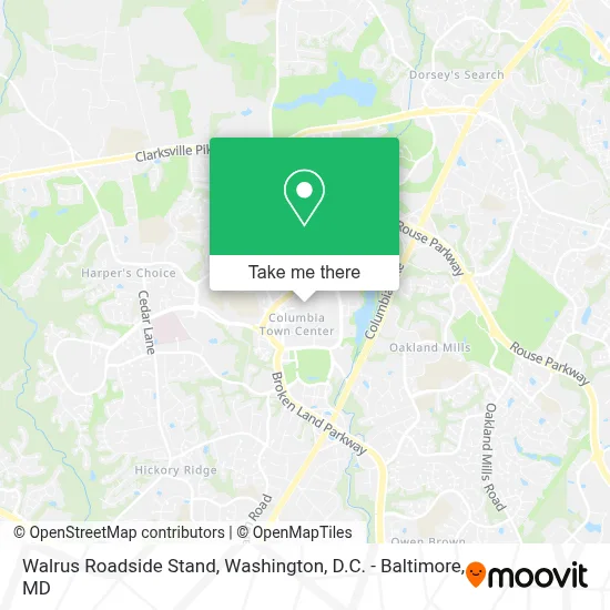 Walrus Roadside Stand map