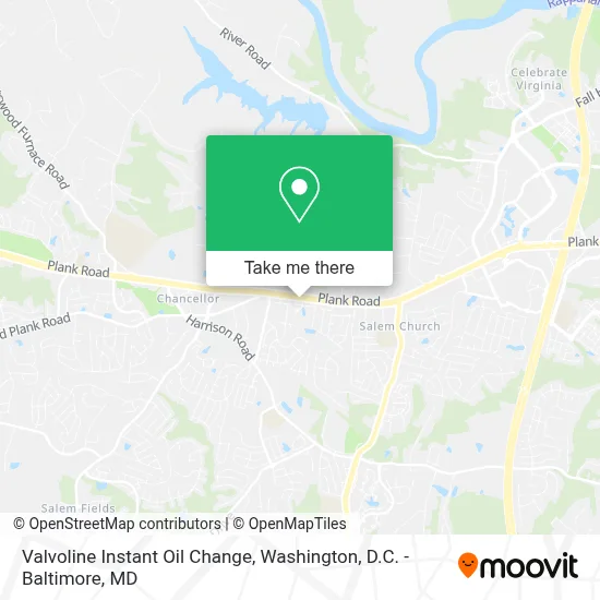Valvoline Instant Oil Change map