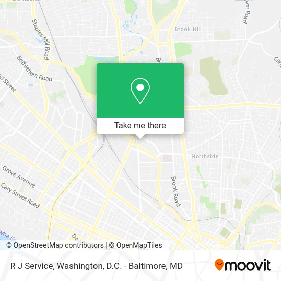 R J Service map