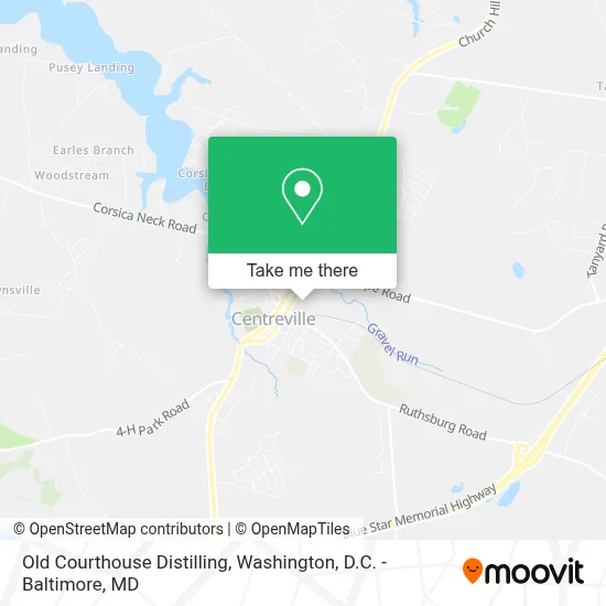 Old Courthouse Distilling map