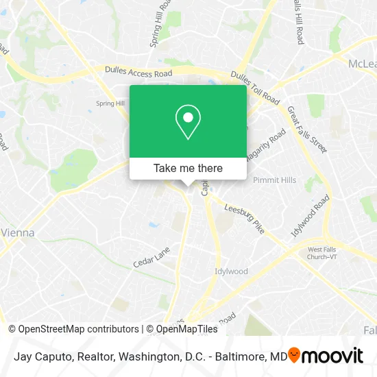 Jay Caputo, Realtor map
